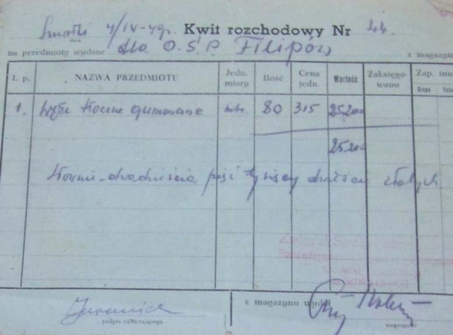 1949_ zakup węży tłocznych gumowanych